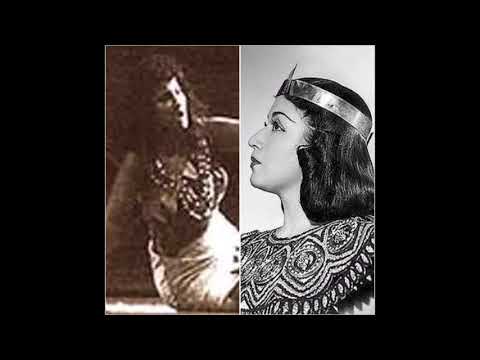 Early Maria Callas' Colossal Aida against Oralia Dominguez' Titanic Amneris