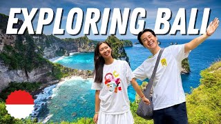 Travel vlog - OUR FIRST TIME IN BALI 🇮🇩🌴 Hidden Waterfall, Temples & Amazing Food!