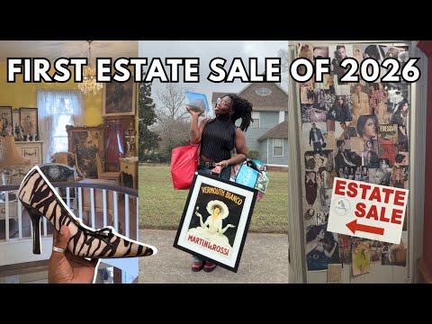 What a HOT MESS. I blacked out & spent $300 at this sale. Was it worth it? 🥴 || Estate Sale Vlog