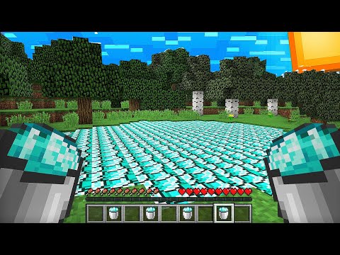 SINIRSIZ ELMAS GÖLÜNÜ BULDUM 💎 🏞️ - Minecraft