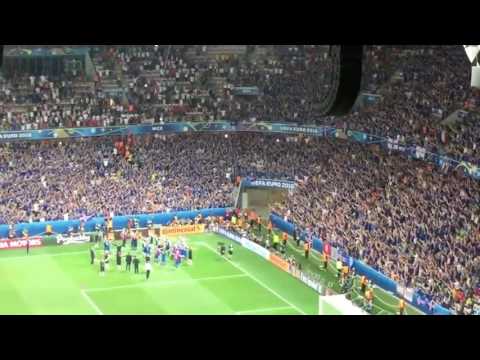 Iceland : England 2:1  team and fans celebration after victory over England euro 2016 28.06.2016