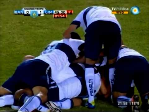 Banfield 0 Gimnasia 1 (Relato Federico Mauad)  Gol de García B Nacional 2012 2013