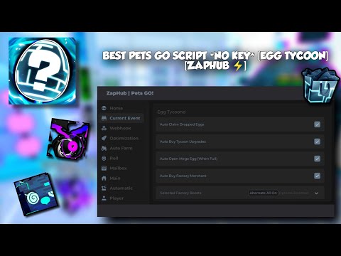 [EGG TYCOON 🥚] PETS GO SCRIPT *NO KEY* I AUTO UPGRADE TYCOON, AUTO OPEN MEGA EGG, AND MORE...