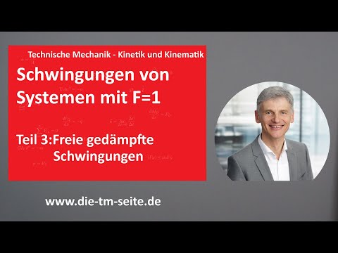 Kinematics and kinetics, oscillations with one degree of freedom, free damped oscillation