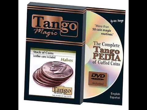 Stack of Coins Halves by Tango Magic - Alberico Magic