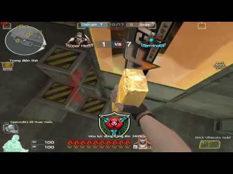 Crossfire VN   Brick Ultimate Gold parkour Zombie v4 and ending ✔