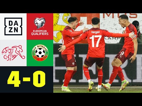 Ekstase in Luzern! Nati sicher in Katar dabei: Schweiz - Bulgarien 4:0 | European Qualifiers | DAZN
