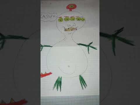 Description monstre dessiné par Yasser