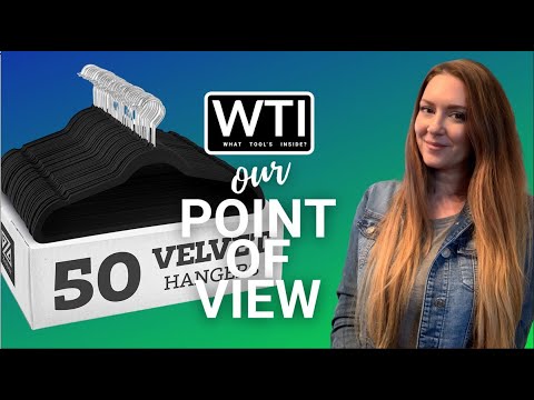 Zober Non-Slip Space Saving Hangers - WTI product video review