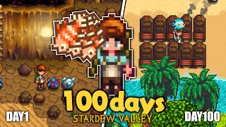 アプデされたスタバレ1.6の世界で100日間1000万Gチャレンジ【100DAYS /Stardew Valley /スターデューバレー】