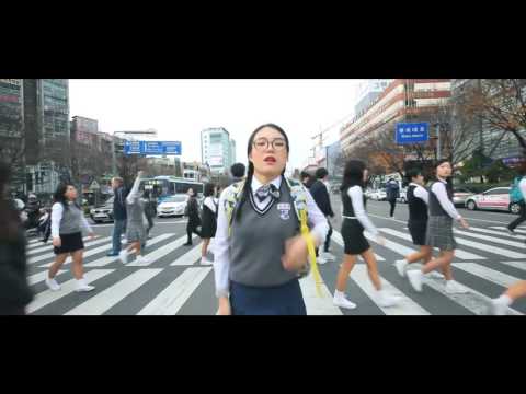 싸이-Daddy 횡단보도 플래시몹 창원 강심장고딩들