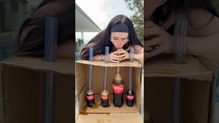 Cola Challenge by the Pool 😅😭 #youtubeshorts