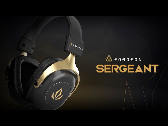 Forgeon Sergeant Cuffie da gioco 7.1 PC/PS4/PS5/Xbox/Xbox X/Switch Nero video