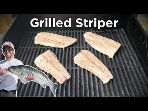 How to Grill Striped Bass - Easy Striped Bass Recipe