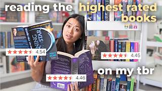 reading the HIGHEST RATED books on my TBR 📚⭐️ | are these overhyped, or appropriately hyped?