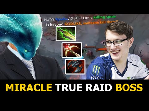 MIRACLE FROM BAD START TO RAID BOSS - INTENSE RIGHT CLICK MORPH DOTA 2