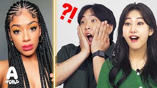 Koreans React To Black Women's Attractive Hairstyles