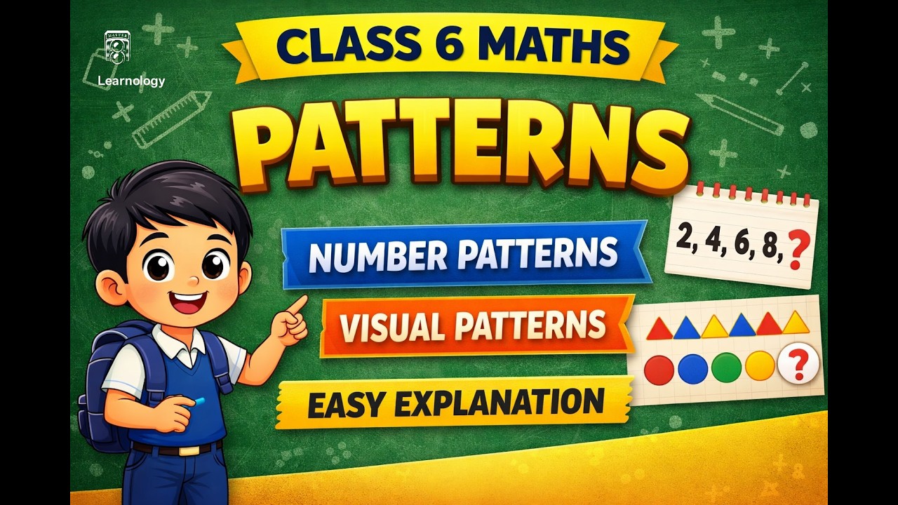 Patterns in Mathematics | Class 6 Maths Part1 | What are Patterns? Number Patterns & Visual Patterns