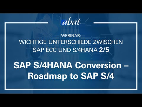 W: Unterschiede zwischen SAP ECC und S/4HANA: SAP S/4HANA Conversion