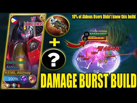 ALDOUS NEW BUILD AGAINST TANK HEROES! OP BUILD THIS NEW SEASON! ALDOUS BEST BUILD 2022 - MLBB