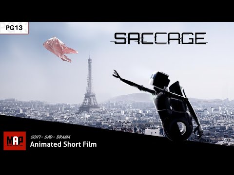 Sci-Fi 3d Cgi Animated Short Film ** SACCAGE ** Robot Animation by ISART Digital [PG13]