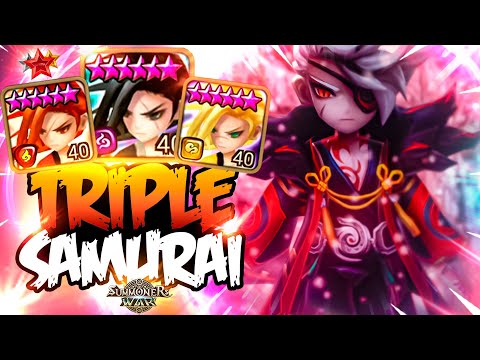 F2-C1 with TRIPLE SAMURAI Combo - Summoners War