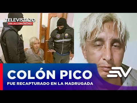 Colón Pico fue recapturado en la madrugada en Puerto Quito  | Televistazo en la Comunidad Quito