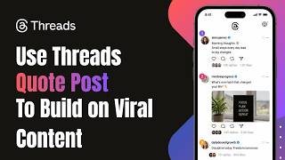 How to Use Threads Quote Post to Build on Viral Content !