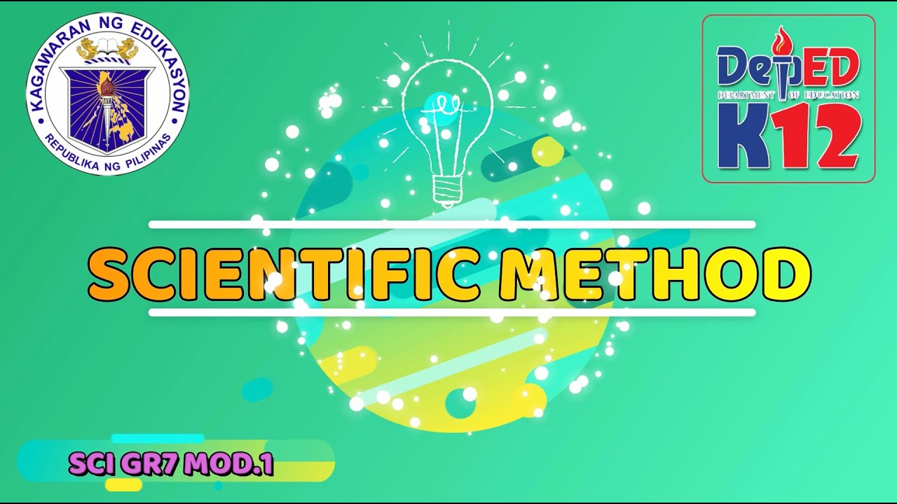 SCIENCE G7 MODULE 1- SCIENTIFIC METHODS