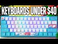 The BEST GAMING Keyboards Under 40