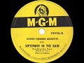 1949 HITS ARCHIVE: September In The Rain - George Shearing Quintette