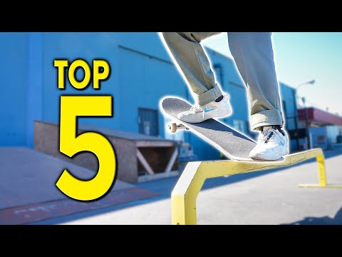 TOP 5 FLAT BAR SKATE TRICKS