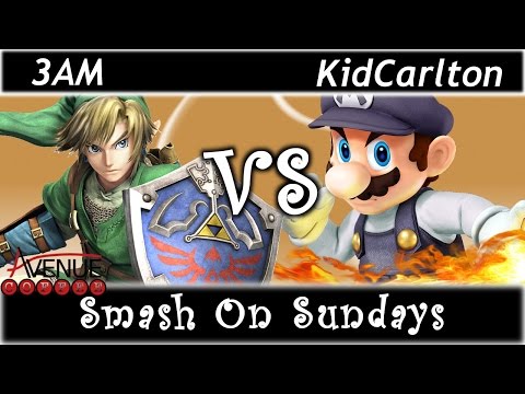 SoS4 - KidCarlton (Mario) vs. 3AM (Link) - LR3 - Smash 4 - Wii U