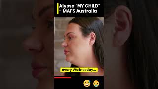 Download lagu Alyssa 'I HAVE A CHILD' 👶 - MAFS (Married At First Sight Australia Season 10) #shorts mp3