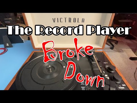 Victrola Journey Bluetooth Portable Suitcase Record Player – with Built-in Speakers, 3 Speed Vinyl Record Player, RCA Out, Headphone Jack (Brown) video review thumbnail
