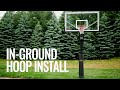 In Ground Basketball Hoop Installation Hoop Light