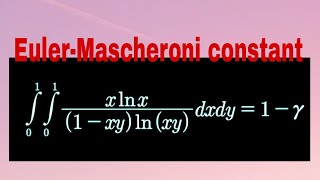 Integral representation of Euler-Mascheroni constant | 7