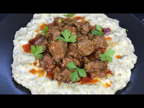 HÜNKAR BEĞENDİ NASIL YAPILIR - LOKUM GİBİ PİŞMİŞ ETİ ile HÜNKAR BEĞENDİ TARİFİ - ET YEMEKLERİ