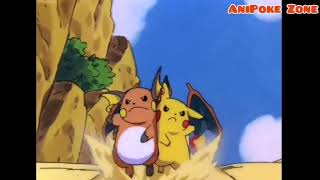 Charizard out runs Pikachu and Raichu! Pokémon, Pikachu's vacation.