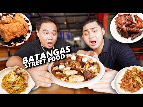 BATANGAS Street Food Tour! 5 Must Eats in Batangas! Lomi, Tostado & Goto!