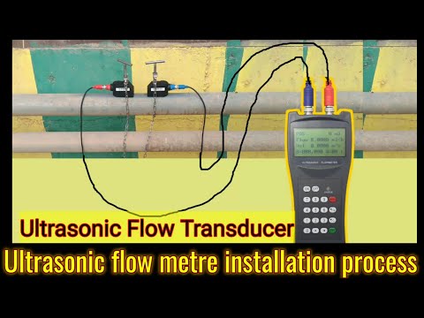 Handed type ultrasonic water flow meter