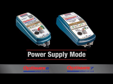 Battery Charger Use As Power Supply | OptiMate 6 & 7 Select