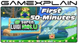 New Super Luigi U: Game & Watch - Part 1 First 50-Minutes Across 4-Worlds (Video Preview)