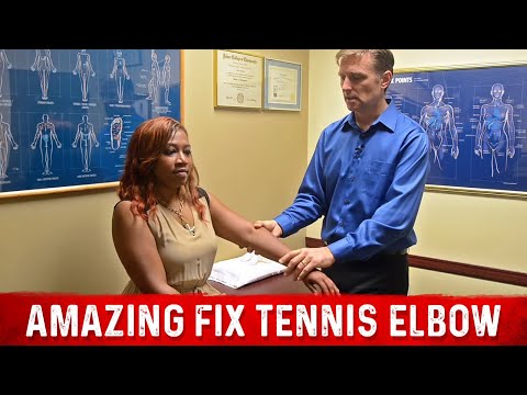 How to Fix Tennis Elbow – Best Self Stretches – Dr. Berg