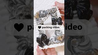 🖤⛓️ packing video 🖤⛓️  #ハンドメイド #梱包動画 #推し活グッズ #推し活 #ホイップデコ