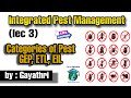 Categories of Pests | GEP, ETL, EIL levels | Pest outbreak | IPM lecture 3 | Go for Agriculture