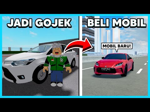 HARD WORK! The Journey of Becoming a Gojek Driver to Buy a New Car! - CDID (Roblox)
