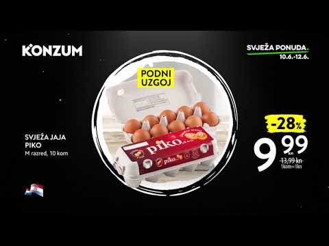 Konzum super akcija od 10.-12.06.2019.