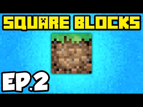 Minecraft: Square Blocks Ep.2 - THE VIRUS!!! (Minecraft Puzzle / Parkour Map)