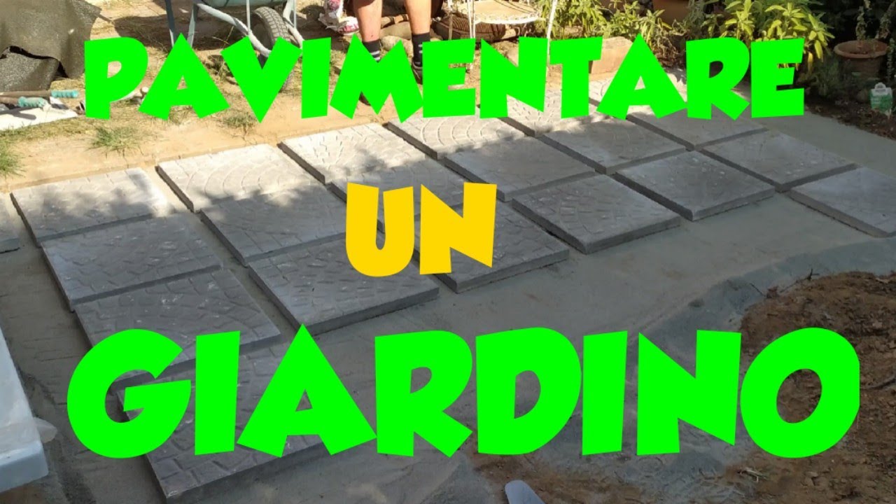 Come pavimentare un giardino - Pavimentazione esterna fai da te